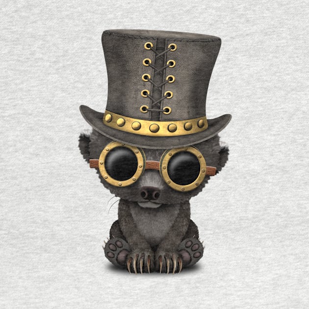 Steampunk Baby Honey Badger by jeffbartels